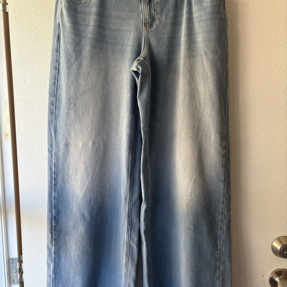 HALARA Light Blue Wide Leg Jeans
